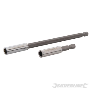 Silverline - Porte-embouts de vissage magnétiques, 2 pcs - 60 et 150 mm