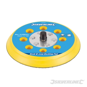 Silverline - Plateau-support auto-agrippant - 125 mm / Filetage UNF 9/16''