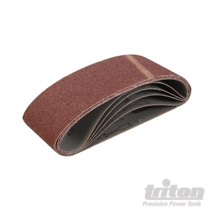 Triton - Bandes abrasives 100 x 610 mm, 5 pcs - Grain 40