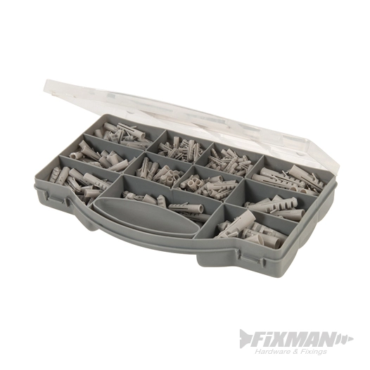 Fixman - Coffret de chevilles assorties - 330 pcs