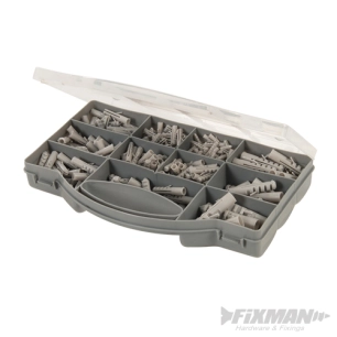 Fixman - Coffret de chevilles assorties - 330 pcs