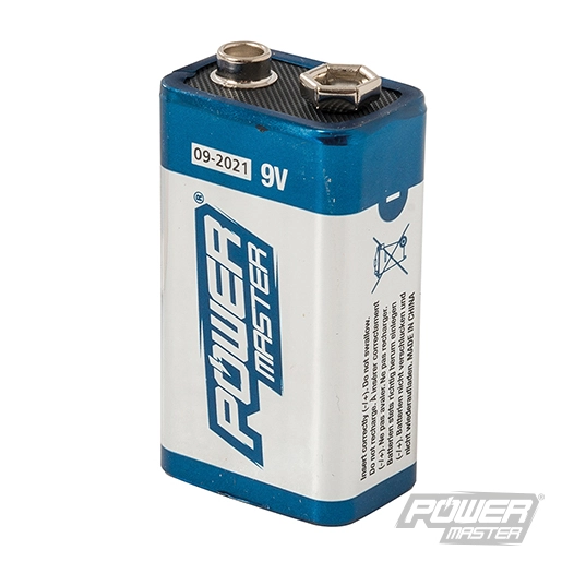Powermaster - Pile alcaline 9 V Super 6LR61 - A l'unité