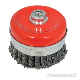 Silverline - Brosse coupe à fils d'acier torsadés - 100 mm