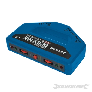 Silverline - Détecteur 3-en-1 - 1 pile 9 V (PP3)