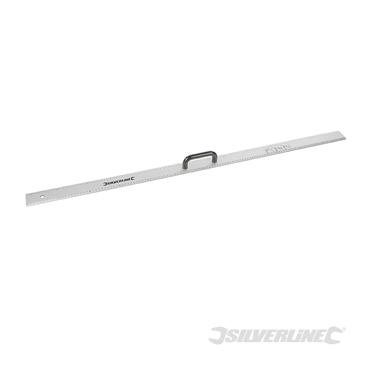 Silverline - Règle en aluminium avec poignée - 1 200 mm