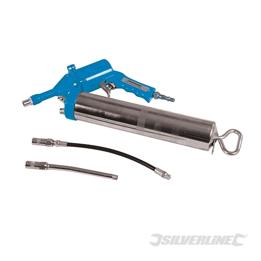 Silverline - Pistolet à graisse pneumatique 400 cm³ - 280 mm