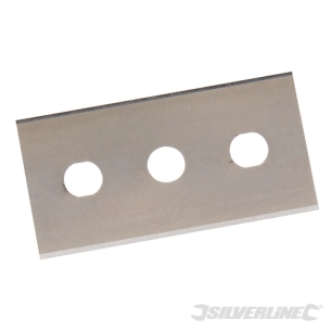 Silverline - Lames double extrémité pour grattoir, 10 pcs - 0,2 mm
