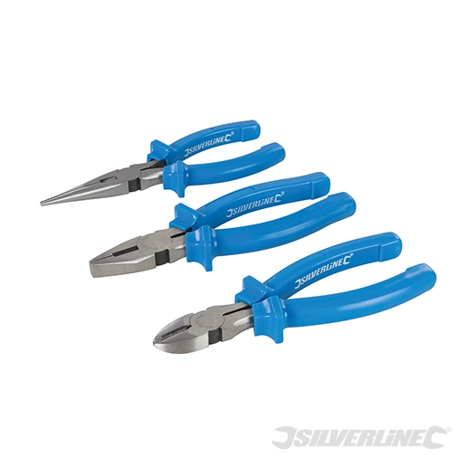 Silverline - Pinces, 3 pcs - 160 mm
