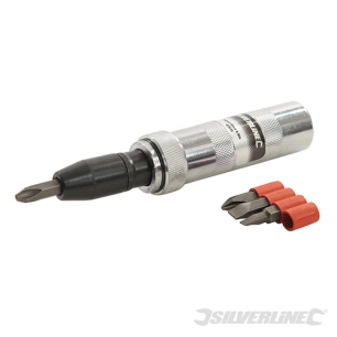 Silverline - Tournevis à chocs et embouts, 5 pcs - 5 pcs