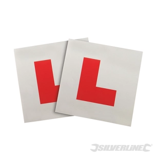 Silverline - Plaques magnétiques 'L', 2 pcs - 2 pcs