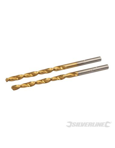 Mèches HSS Titanées 3mm Perçage Métal Précis - SILVERLINE