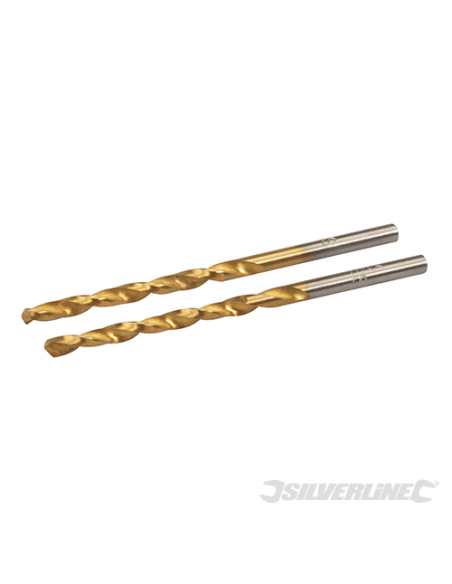 Mèches HSS Titanées 3mm Perçage Métal Précis - SILVERLINE