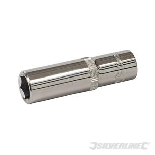 Silverline - Douille métrique profonde 3/8'' avec entraînement à 6 pointes - 12 mm