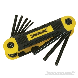 Silverline - Clés Trx métriques Expert, 8 pcs - T9 - T40