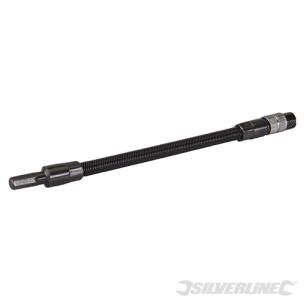 Silverline - Porte-embout flexible - 190 mm - 6 pans 1/4''