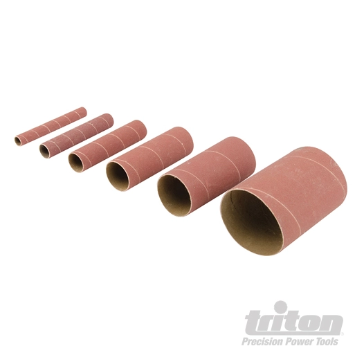 Triton - Manchons de ponçage en oxyde d'aluminium, 6 pcs - TSS80G, Grain 80, 6 pcs