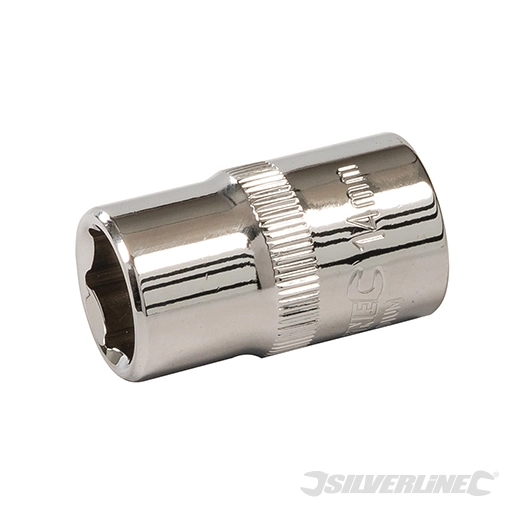 Silverline - Douille métrique 1/2'' 6 pointes - 14 mm