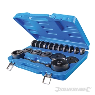 Silverline - Kit d’outils de montage et de démontage de roulements, 22 pcs - 22 pcs