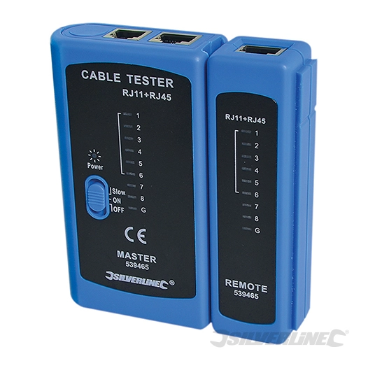 Silverline - Testeur LAN - RJ11, RJ12 et RJ45
