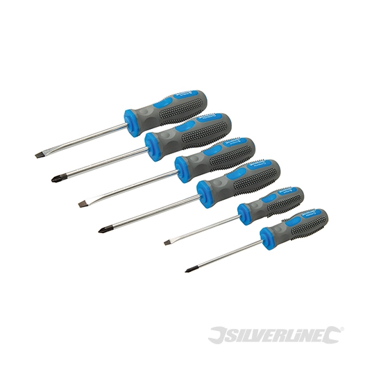 Silverline - Tournevis à usage général, 6 pcs - 6 pcs