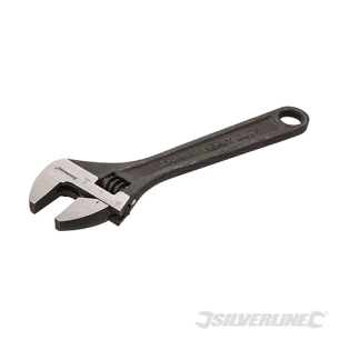 Silverline - Clé à molette ajustable Expert - Long. 150 mm, mâchoires 17 mm