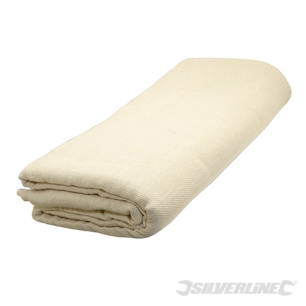 Silverline - Bâche de protection en coton sergé - 3,6 x 2,7 m (environ)