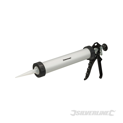 Silverline - Pistolet à silicone - 450 ml