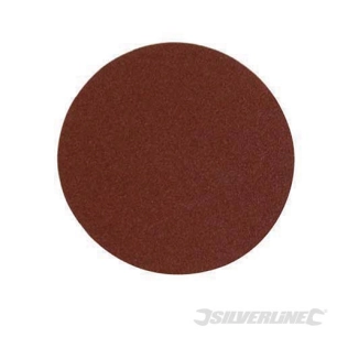 Silverline - 10 disques abrasifs auto-agrippants 300 mm - Grain 80 300 mm