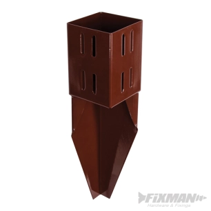 Fixman - Support de réparation pour poteau à planter - 100 x 100 mm