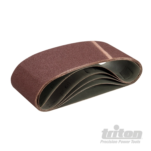Triton - Bandes abrasives 100 x 610 mm 5 pcs - Grain 60
