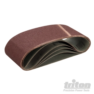 Triton - Bandes abrasives 100 x 610 mm 5 pcs - Grain 60