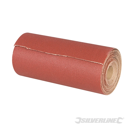 Silverline - Rouleau abrasif corindon 50 m - Grain 180 50 m