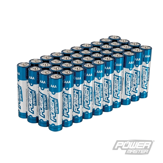 Powermaster - Piles alcalines Super LR03 type AAA 40 pcs - 40 pcs