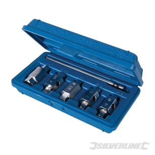 Silverline - Coffret de douilles de vidange 6 pcs - 6 pcs