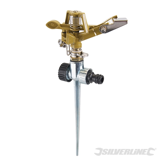 Silverline - Arroseur à impulsion sur piquet - 300 mm (1/2'') mâle