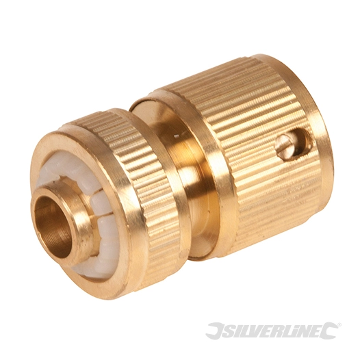 Silverline - Raccord rapide en laiton - Femelle 1/2''