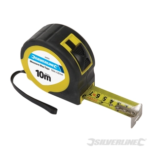 Silverline - Mètre ruban Measure Max - 10 m x 32 mm