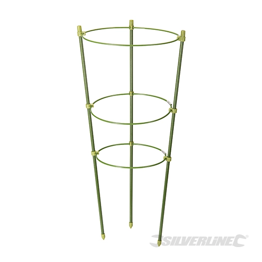 Silverline - Tuteur à 3 anneaux pour plantes 450 mm - Ø 140 155 et 175 mm