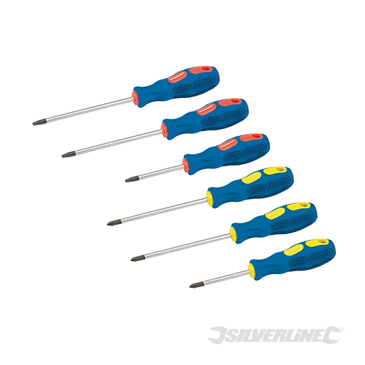Silverline - Tournevis à usage général 6 pcs - 6 pcs