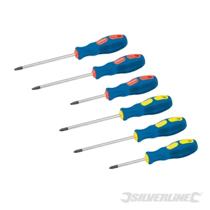 Silverline - Tournevis à usage général 6 pcs - 6 pcs