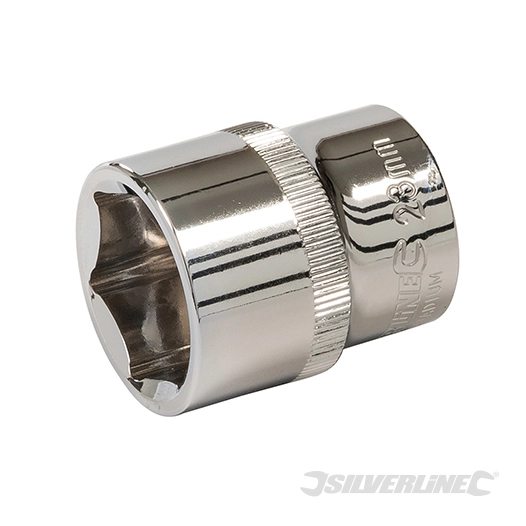 Silverline - Douille métrique 1/2'' 6 pointes - 23 mm
