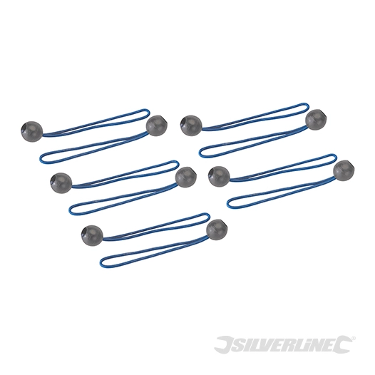 Silverline - Tendeurs à boule 10 pcs - 175 mm