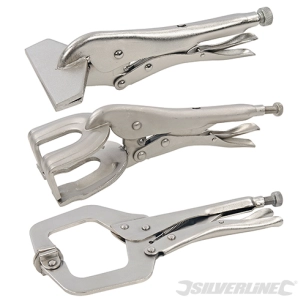 Silverline - Pinces de soudage 3 pcs - 3 pcs