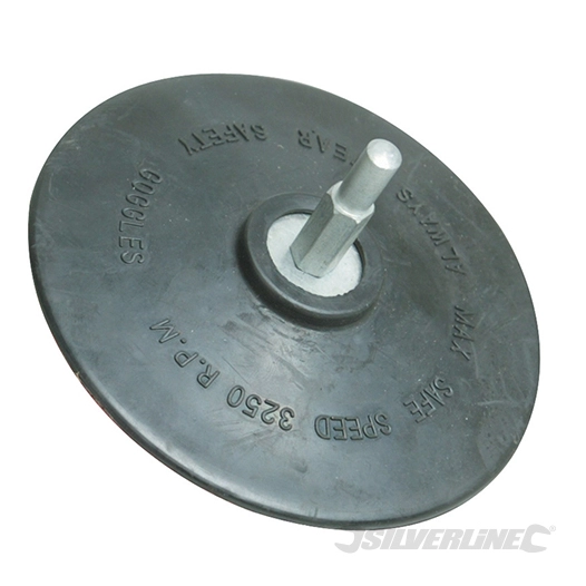 Silverline - Plateau-support auto-agrippant - 125 mm