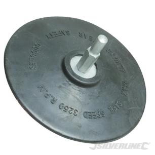 Silverline - Plateau-support auto-agrippant - 125 mm