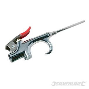 Silverline - Pistolet souffleur 1/4'' BSP - + Pistolet longue portée