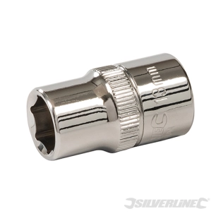 Silverline - Douille métrique 1/2'' 6 pointes - 13 mm