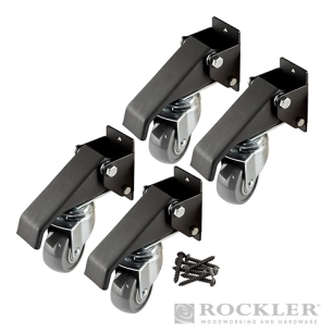 Rockler - Roues amovibles d'établi, 4 pcs - 400 lb