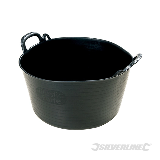 Silverline - Seau de chantier flexible - Capacité : 26 Litres / 131 kg