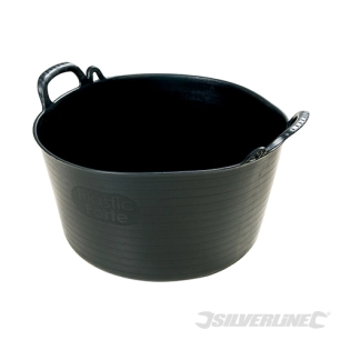 Silverline - Seau de chantier flexible - Capacité : 26 Litres / 131 kg